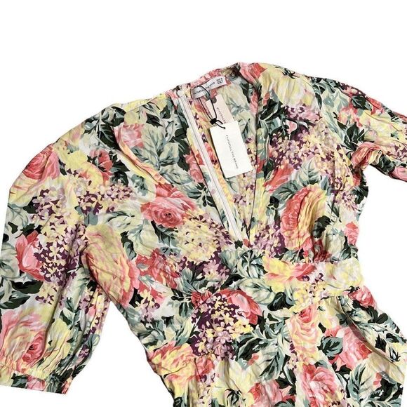 ANTHROPOLOGIE x FAITHFULL THE BRAND US 8/L Romper Ana Playsuit‎ Floral *READ* - Picture 8 of 16